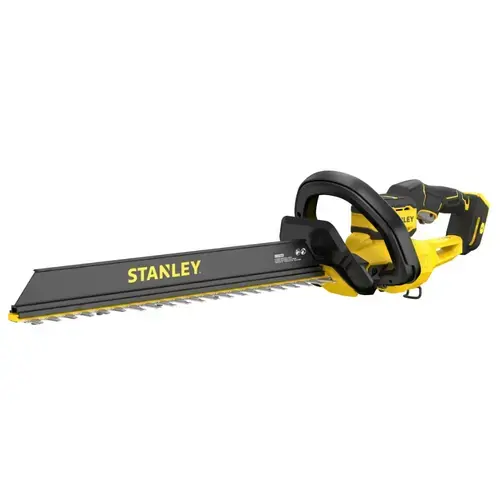 Foarfeca electrica pe acumulator pentru tuns gard viu Stanley FatMax STCHT8255B, 18V V20, brushless, lungime lama otel 55 mm, autonomie pana la 52 min, maner cauciucat confortabil, nu include incarcator/acumulator in setul de livrare