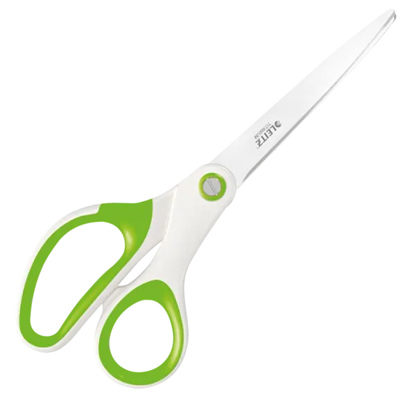 Foarfeca pentru birou otel 20.5 cm Leitz WOW Titanium lime metalizat