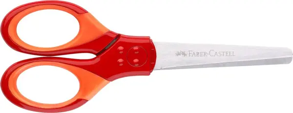 Foarfeca pentru copii Faber Castell - Grip, rosie