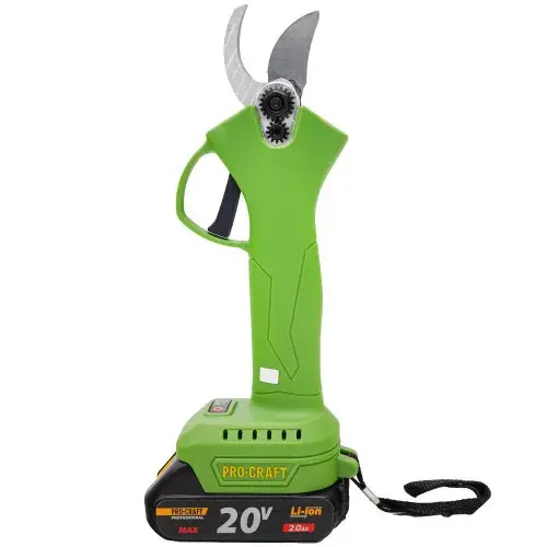 Foarfeca pentru crengi cu acumulator ProCraft, 20V 2Ah, Taiere 30mm