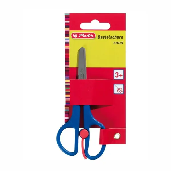 Foarfeca scolara 13cm, maner plastic, Herlitz