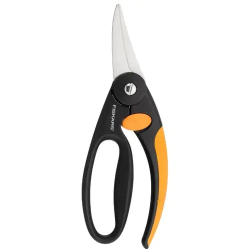 Foarfeca universala cu garda de protectie Fiskars SP45, 218 mm, 170 g (Negru/Portocaliu)