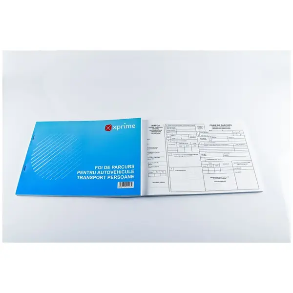 Foi parcurs persoane A4 100 file/carnet coperta carton 300 g/mp Foi parcurs persoane A4 100 file/carnet coperta carton 300 g/mp