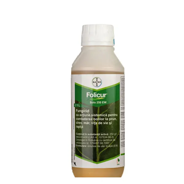 Folicur Solo 250EW 1L fungicid sistemic Bayer (vita de vie, mar, samburoase, rapita de toamna) - Default Title
