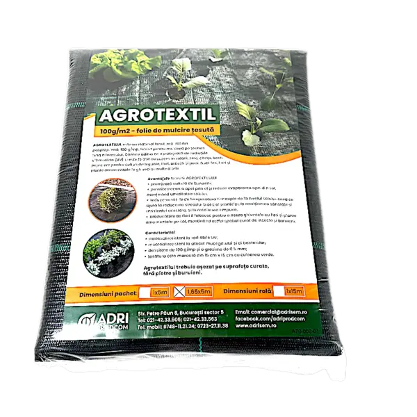 Folie Agrotextil 100 g/mp 1,65x5m - Default Title