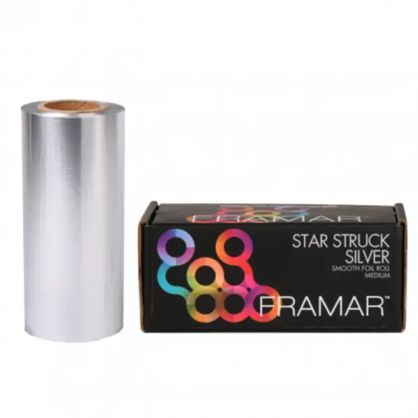 Folie aluminiu Framar Star Struck Silver Small Roll Medium 97.5m