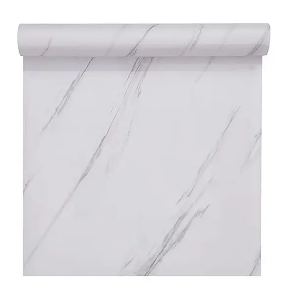 Folie Autoadeziva Marmura Alba 60x300 cm pentru Bucatarie si Mobilier