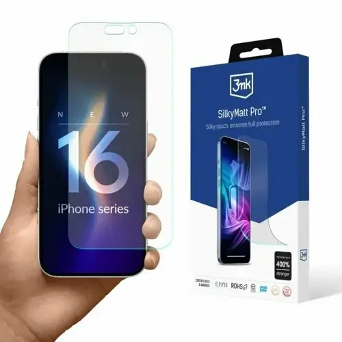 Folie de protectie 3mk Silky Matt Pro pentru iPhone 16 Pro Max