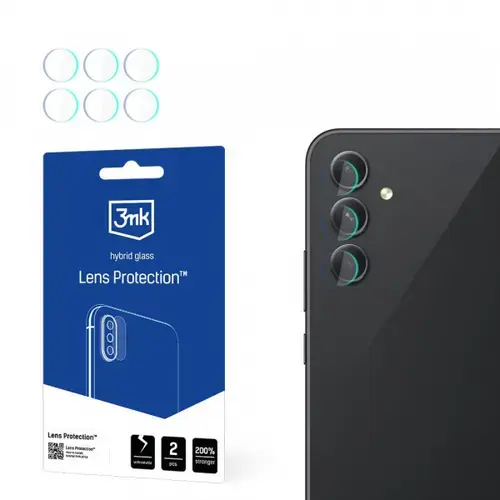 Folie de protectie Camera Spate 3MK Protection pentru Samsung Galaxy A54 A546, Sticla Securizata, Set 4 bucati