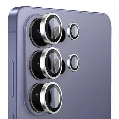 Folie de protectie Camera Spate Blueo pentru Samsung Galaxy S26 Ultra S948, Sticla Securizata, Argintie