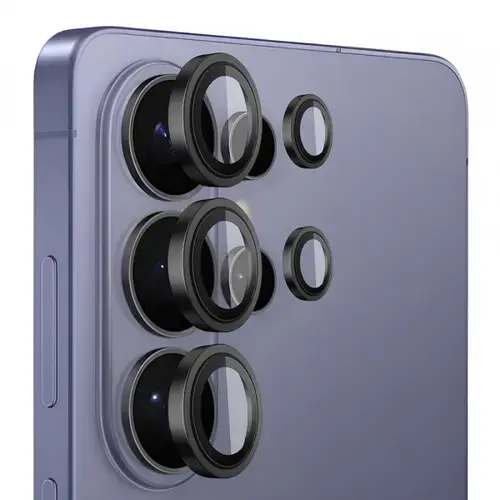 Folie de protectie Camera Spate Blueo pentru Samsung Galaxy S26 Ultra S948, Sticla Securizata, Neagra