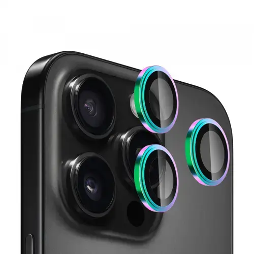 Folie de protectie Camera Spate Blueo Sapphire Crystal pentru Apple iPhone 14 Pro Max / 14 Pro, Sticla Securizata
