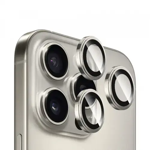 Folie de protectie Camera Spate Blueo Sapphire Crystal pentru Apple iPhone 16 Pro Max / 16 Pro, Sticla Securizata