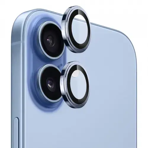 Folie de protectie Camera Spate Blueo Sapphire Crystal pentru Apple iPhone 17, Sticla Securizata