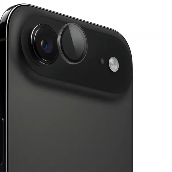 Folie de protectie Camera Spate Lito S+ pentru Apple iPhone 17 Air, Sticla Securizata, Neagra