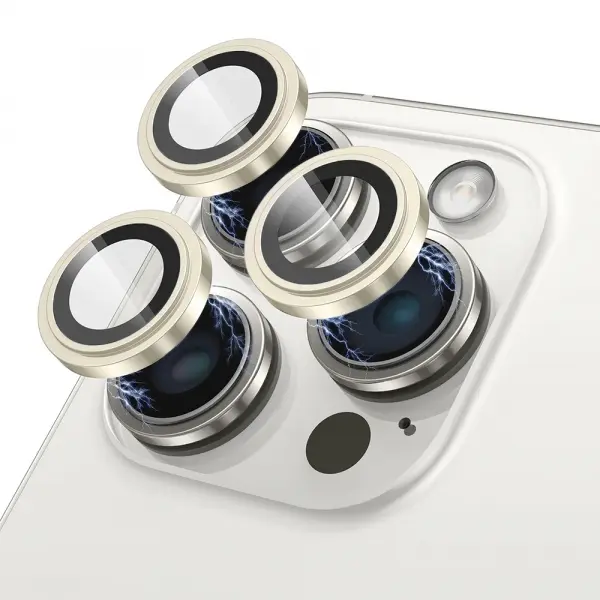 Folie de protectie Camera Spate Lito S+ pentru Apple iPhone 17 Air, Sticla Securizata, Galbena
