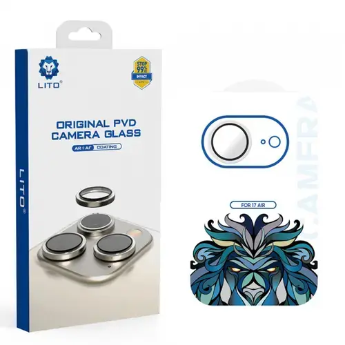 Folie de protectie Camera Spate Lito Titanium AR pentru Apple iPhone Air, Sticla Securizata