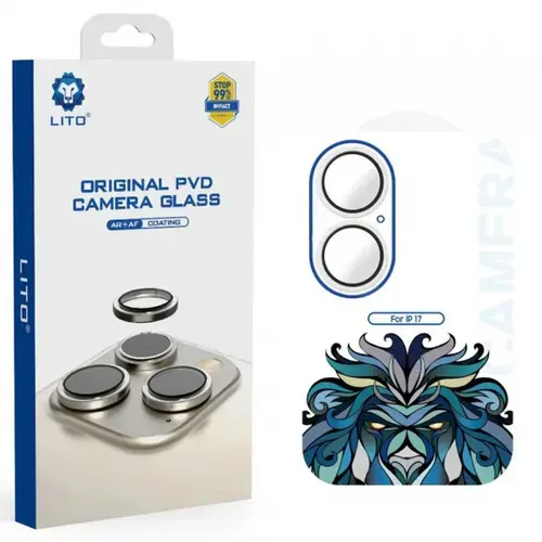 Folie de protectie Camera Spate Lito Titanium AR pentru Apple iPhone 17, Sticla Securizata