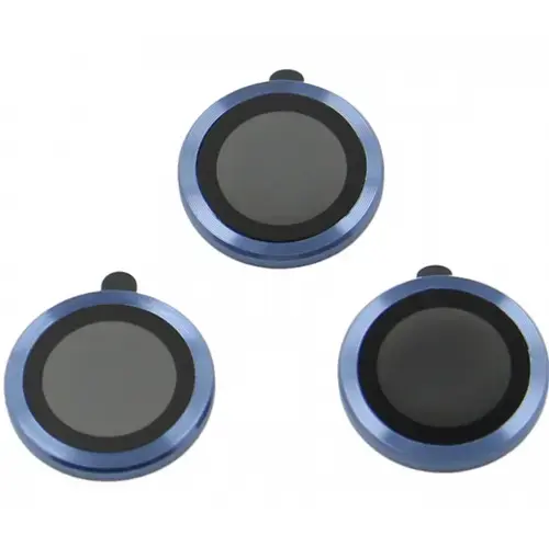 Folie de protectie Camera Spate OEM pentru Apple iPhone 17 Pro, Sticla Securizata, Bleumarin