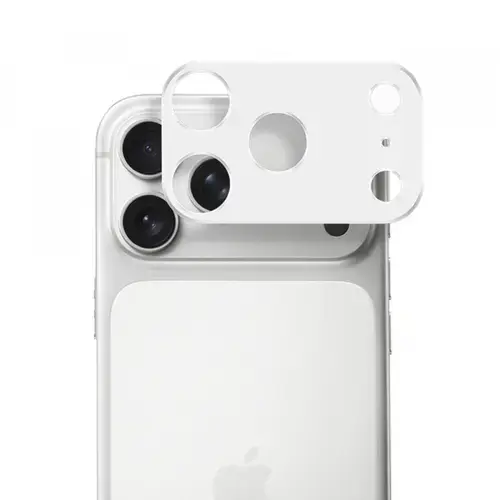Folie de protectie Camera Spate Techsuit pentru Apple iPhone 17 Pro Max, Sticla Securizata, Argintie