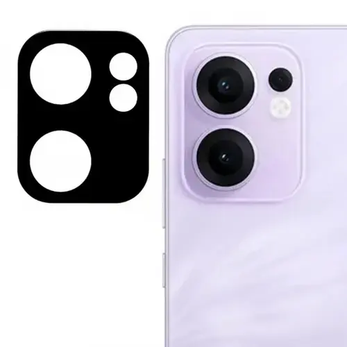 Folie de protectie Camera Spate Techsuit pentru Oppo Reno13 FS 5G / Reno13 F 4G / Reno13 F, Sticla Securizata, Neagra