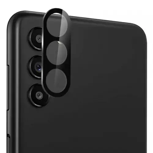 Folie de protectie Camera Spate Techsuit pentru Samsung Galaxy S24+ S926, Sticla Securizata (Transparent/Negru)