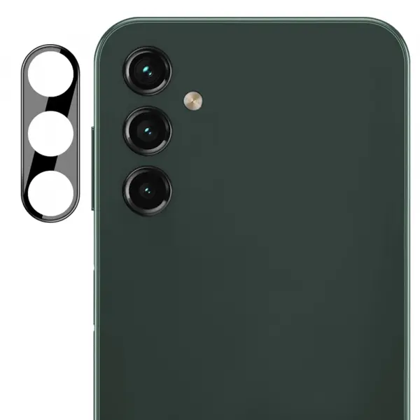 Folie de protectie Camera Spate Techsuit pentru Samsung Galaxy A54 A546, Sticla Securizata, Neagra