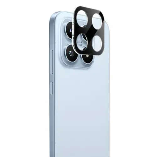 Folie de protectie Camera Spate Techsuit pentru Xiaomi 17, Sticla Securizata, Neagra