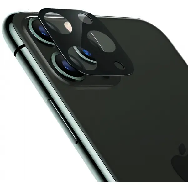 Folie de protectie Camera Spate XO Design 3D pentru Apple iPhone 12 Pro, Sticla Securizata, Neagra