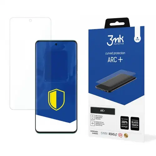 Folie de protectie Ecran 3MK ARC+ pentru Samsung Galaxy S25 Ultra S938, Plastic