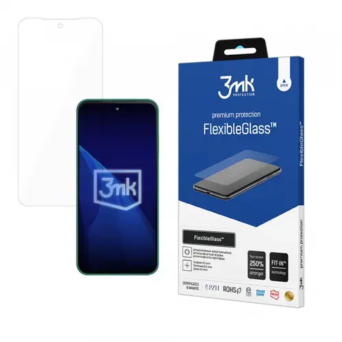 Folie de protectie Ecran 3MK FlexibleGlass pentru Fairphone 6, Sticla Flexibila, Full Glue