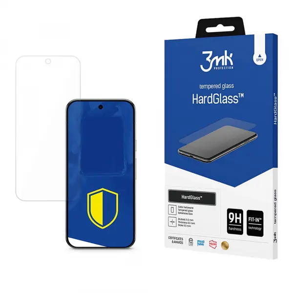 Folie de protectie Ecran 3MK HardGlass pentru Google Pixel 10 Pro / 10, Sticla Securizata, Full Glue