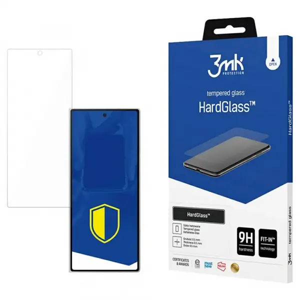 Folie de protectie Ecran 3MK HardGlass pentru Samsung Galaxy Z Fold7 F966, Sticla Securizata, Full Glue