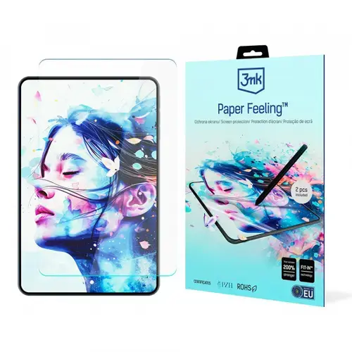 Folie de protectie Ecran 3MK Paper Feeling pentru Apple iPad Air 11 (2025) / Air 11 (2024), Plastic, Set 2 bucati