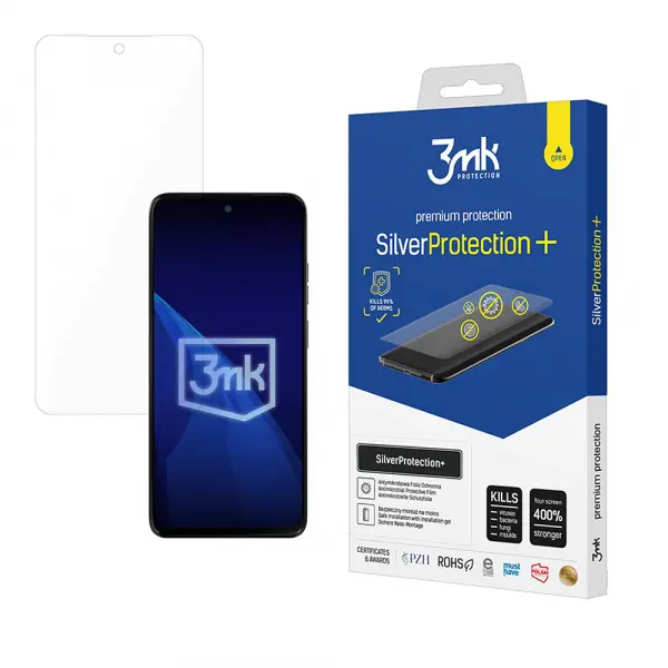 Folie de protectie Ecran 3MK Silver Protect+ pentru Motorola Moto G15 / G15 Power, Plastic