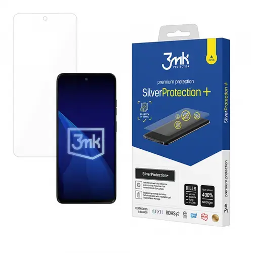 Folie de protectie Ecran 3MK Silver Protect+ pentru Motorola Moto G15 / G15 Power, Plastic