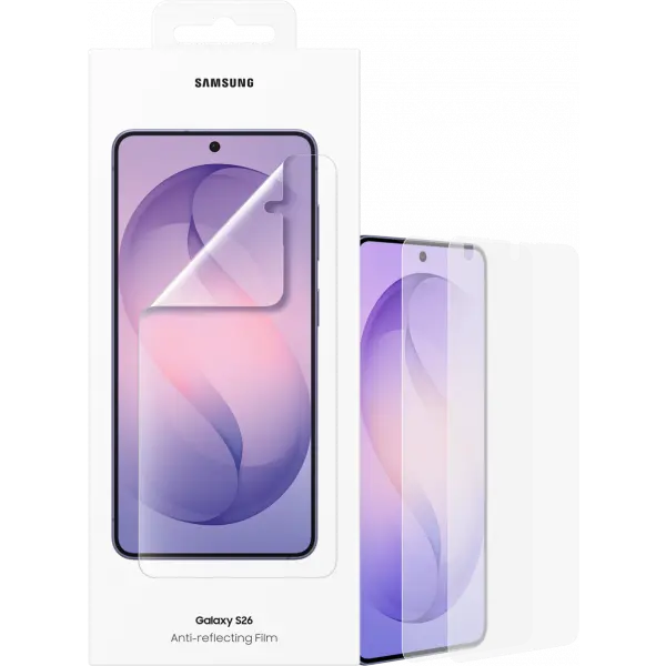 Folie de protectie Ecran Anti-reflecting pentru Samsung Galaxy S26 S942, Plastic, Set 2 bucati EF-US942CTEGWW