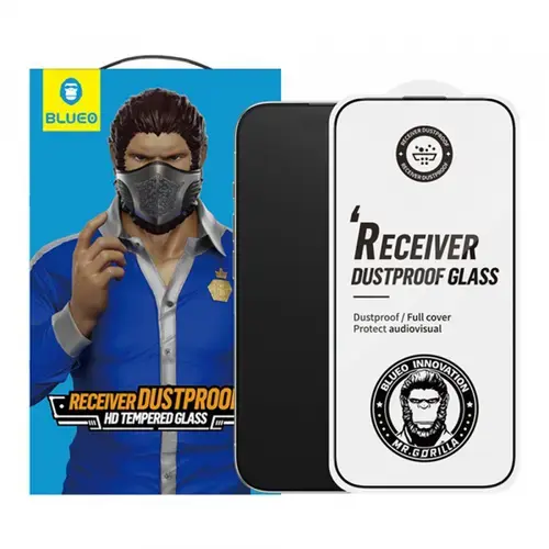 Folie de protectie Ecran Blueo Anti-Dust HD Applicator Pro pentru Apple iPhone Air, Sticla Securizata, Full Glue