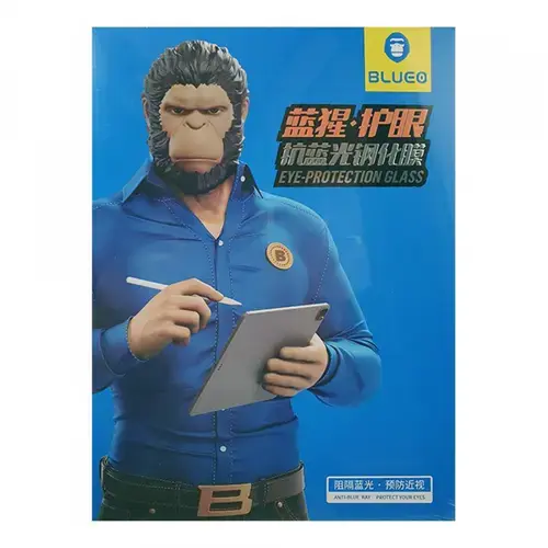 Folie de protectie Ecran Blueo pentru Apple iPad Pro 12.9 (2022) / Pro 12.9 (2021) / Pro 12.9 (2020), Sticla Securizata, Full Glue