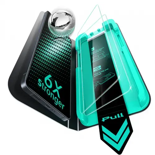 Folie de protectie Ecran ESR Armorite pentru Samsung Galaxy S26 Ultra, Sticla Securizata, Full Glue, Set 2 bucati