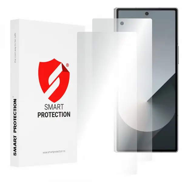 Folie de protectie Ecran Exterior Smart Protection Premium Classic pentru Samsung Galaxy Z Fold6 F956, Plastic, Set 2 bucati