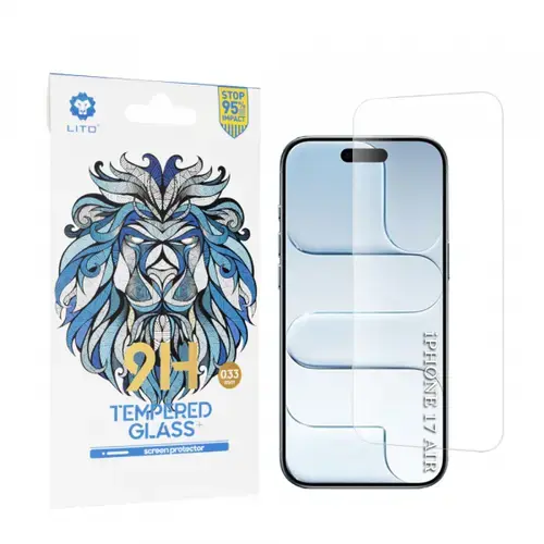 Folie de protectie Ecran Lito Classic pentru Apple iPhone Air, Sticla Securizata, Full Glue, 2.5D
