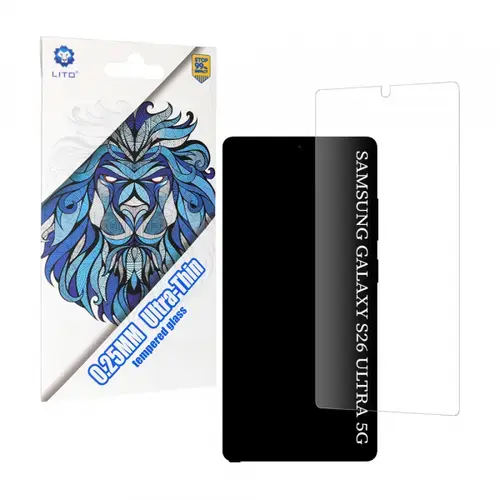 Folie de protectie Ecran Lito Classic Ultra Thin pentru Samsung Galaxy S26 Ultra, Sticla Securizata, Full Glue, 2.5D