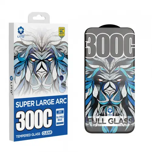 Folie de protectie Ecran Lito D+ Max 300C pentru Apple iPhone 16e / 14 / 13 Pro / 13, Sticla Securizata, Full Glue