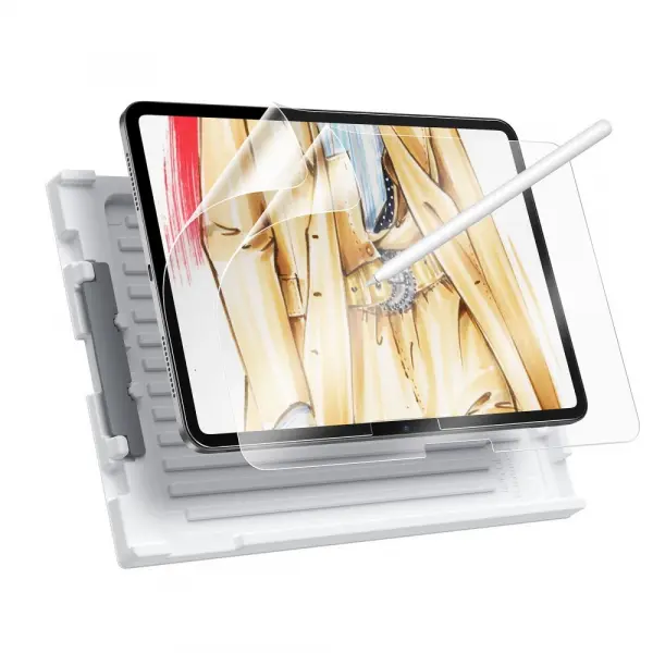 Folie de protectie Ecran Matte ESR Paper Feel pentru Apple iPad Pro 11 (2025) / iPad Pro 11 (2024), Plastic, Set 2 bucati