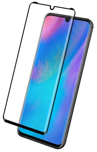 Folie de protectie Ecran OEM pentru Huawei P30, Sticla Securizata, Full Glue, 5D, Neagra