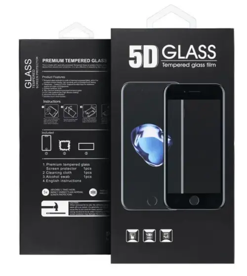 Folie de protectie Ecran OEM pentru Samsung Galaxy A16 5G A166 / A16 4G A165, Sticla Securizata, Full Glue, 5D, Neagra