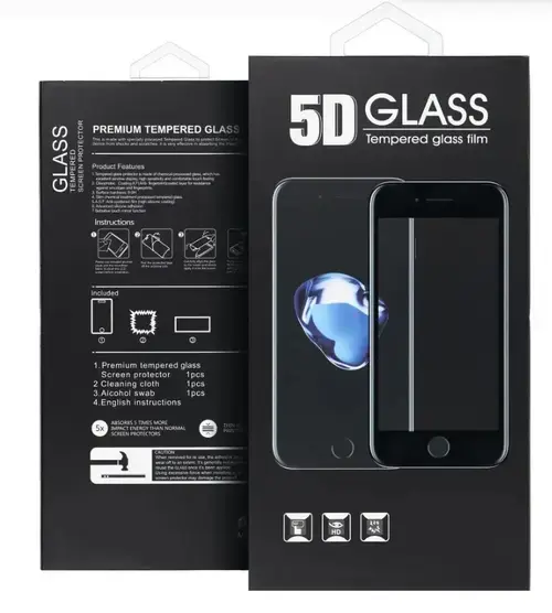 Folie de protectie Ecran OEM pentru Samsung Galaxy A36 A366, Sticla Securizata, Full Glue, 5D, Neagra