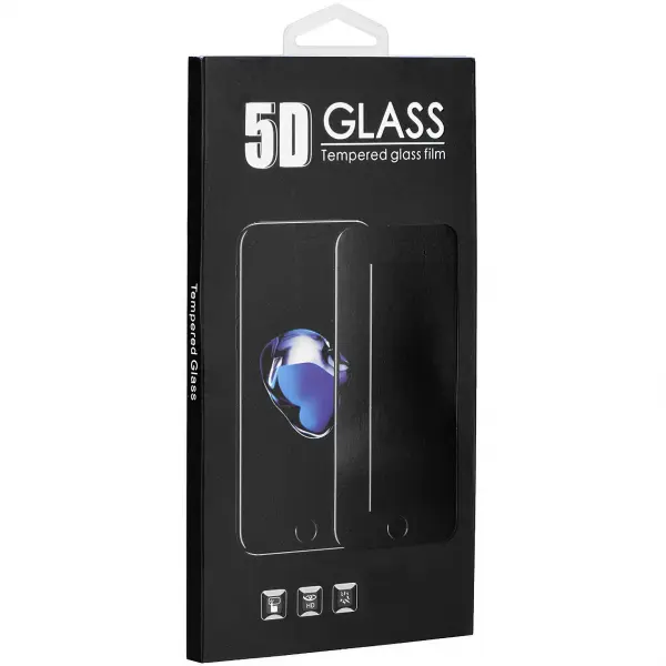 Folie de protectie Ecran OEM pentru Samsung Galaxy A53 5G A536, Sticla Securizata, Full Glue, 5D, Neagra