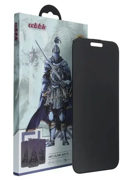 Folie de protectie Ecran Privacy Blue Light OG Shuijia pentru Apple iPhone 15 Pro, Sticla Securizata, Full Glue